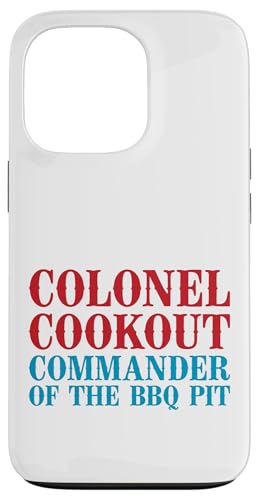 Colonel Cookout, Kommandant von The BBQ Pit, Barbecue Smoker Hülle für iPhone 13 Pro Colonel Cookout, Kommandant von The BBQ Pit, Barbecue Smoker Hülle für iPhone 13 Pro von FRESAN Funny Grill Master Dad BBQ Father's Day