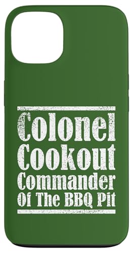 Colonel Cookout, Kommandant von The BBQ Pit, Barbecue Smoker Hülle für iPhone 13 Colonel Cookout, Kommandant von The BBQ Pit, Barbecue Smoker Hülle für iPhone 13 von FRESAN Funny Grill Master Dad BBQ Father's Day