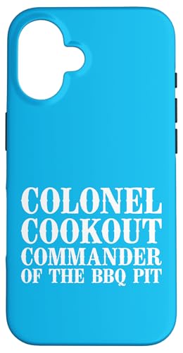 Colonel Cookout, Kommandant von The BBQ Pit, Barbecue Smoker Hülle für iPhone 16 Colonel Cookout, Kommandant von The BBQ Pit, Barbecue Smoker Hülle für iPhone 16 von FRESAN Funny Grill Master Dad BBQ Father's Day