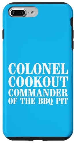 Colonel Cookout, Kommandant von The BBQ Pit, Barbecue Smoker Hülle für iPhone 7 Plus/8 Plus Colonel Cookout, Kommandant von The BBQ Pit, Barbecue Smoker Hülle für iPhone 7 Plus/8 Plus von FRESAN Funny Grill Master Dad BBQ Father's Day