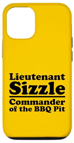 Lieutenant Sizzle, Kommandant des BBQ Pit Grill, Meat Daddy Hülle für iPhone 12/12 Pro Lieutenant Sizzle, Kommandant des BBQ Pit Grill, Meat Daddy Hülle für iPhone 12/12 Pro von FRESAN Funny Grilling Master Dad BBQ Father's Day