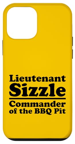 Lieutenant Sizzle, Kommandant des BBQ Pit Grill, Meat Daddy Hülle für iPhone 12 mini von FRESAN Funny Grilling Master Dad BBQ Father's Day