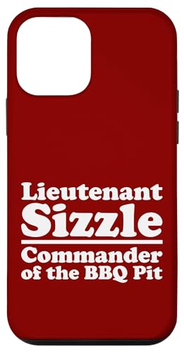 Lieutenant Sizzle, Kommandant des BBQ Pit Grill, Meat Daddy Hülle für iPhone 12 mini von FRESAN Funny Grilling Master Dad BBQ Father's Day