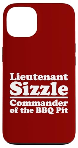 Lieutenant Sizzle, Kommandant des BBQ Pit Grill, Meat Daddy Hülle für iPhone 13 von FRESAN Funny Grilling Master Dad BBQ Father's Day
