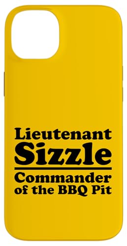 Lieutenant Sizzle, Kommandant des BBQ Pit Grill, Meat Daddy Hülle für iPhone 14 Plus von FRESAN Funny Grilling Master Dad BBQ Father's Day