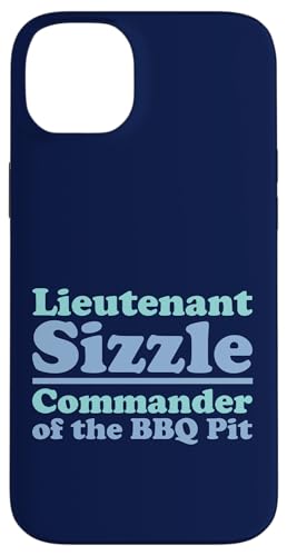 Lieutenant Sizzle, Kommandant des BBQ Pit Grill, Meat Daddy Hülle für iPhone 14 Plus von FRESAN Funny Grilling Master Dad BBQ Father's Day