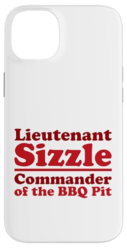 Lieutenant Sizzle, Kommandant des BBQ Pit Grill, Meat Daddy Hülle für iPhone 14 Plus von FRESAN Funny Grilling Master Dad BBQ Father's Day