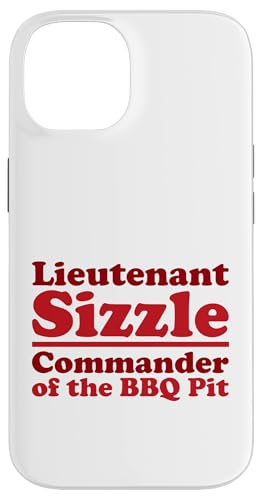 Lieutenant Sizzle, Kommandant des BBQ Pit Grill, Meat Daddy Hülle für iPhone 14 von FRESAN Funny Grilling Master Dad BBQ Father's Day