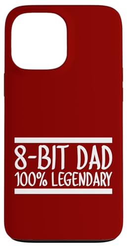 8-Bit Dad 100% Legendary Retro Gaming Videospiel Daddy Nerd Hülle für iPhone 13 Pro Max von FRESAN Legendary Player Funny Gamer Father’s Day