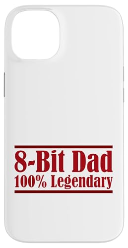 8-Bit Dad 100% Legendary Retro Gaming Videospiel Daddy Nerd Hülle für iPhone 14 Plus von FRESAN Legendary Player Funny Gamer Father’s Day