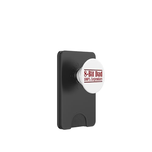 8-Bit Dad 100% Legendary Retro Gaming Videospiel Daddy Nerd PopSockets PopWallet für MagSafe 8-Bit Dad 100% Legendary Retro Gaming Videospiel Daddy Nerd PopSockets PopWallet für MagSafe von FRESAN Legendary Player Funny Gamer Father’s Day