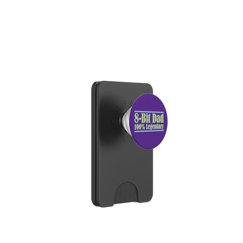 8-Bit Dad 100% Legendary Retro Gaming Videospiel Daddy Nerd PopSockets PopWallet für MagSafe 8-Bit Dad 100% Legendary Retro Gaming Videospiel Daddy Nerd PopSockets PopWallet für MagSafe von FRESAN Legendary Player Funny Gamer Father’s Day