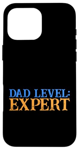 Dad Level: Erfahrener Retro-Videospieler Nerd Gaming Geek Daddy Hülle für iPhone 16 Pro Max von FRESAN Legendary Player Funny Gamer Father’s Day