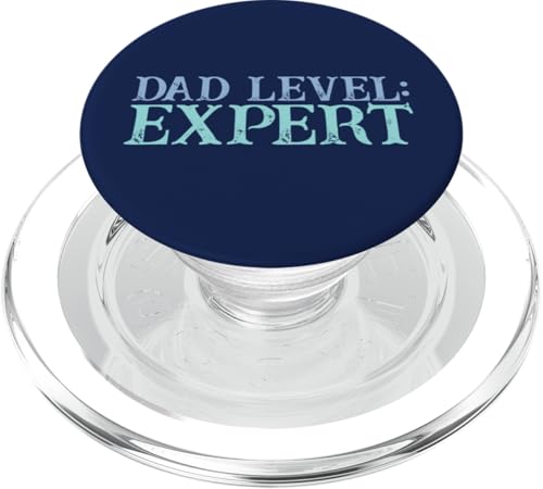Dad Level: Erfahrener Retro-Videospieler Nerd Gaming Geek Daddy PopSockets PopGrip für MagSafe von FRESAN Legendary Player Funny Gamer Father’s Day