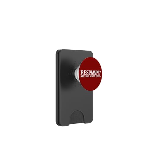 Respawn? Nee, Papa gibt nie auf, Retro-Gamer, Nerd Gaming Daddy PopSockets PopWallet für MagSafe von FRESAN Legendary Player Funny Gamer Father’s Day