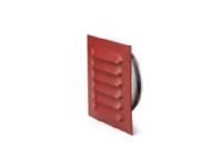 FRESH Brick Gitter aus Metall 145x145 mm mit Noppen Ø100 mm, rot. von FRESH