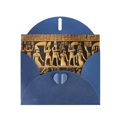 Ägypten Hieroglyphen elegante Grußkarten: Die perfekten Karten, um Dankbarkeit, Freundschaft und Sehnsucht auszudrücken von FRESQA
