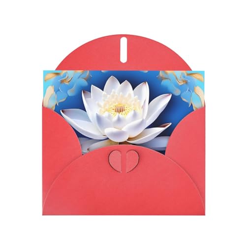 FRESQA Asiatische Lotu's Blumen schicke und schillernde Grüße: Urlaubskarte, Dankeskarte, Freundschaft, Thinking Of You FRESQA Asiatische Lotu's Blumen schicke und schillernde Grüße: Urlaubskarte, Dankeskarte, Freundschaft, Thinking Of You von FRESQA