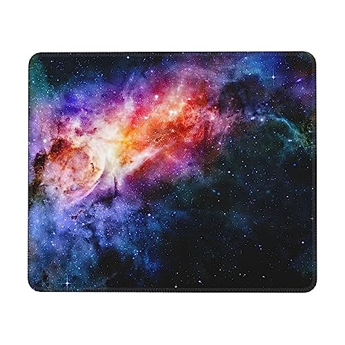 FRESQA Galaxy in The Universe Mauspad mit genähten Kanten und Gummiunterseite, für reibungslose Maussteuerung und punktgenaue Genauigkeit FRESQA Galaxy in The Universe Mauspad mit genähten Kanten und Gummiunterseite, für reibungslose Maussteuerung und punktgenaue Genauigkeit von FRESQA