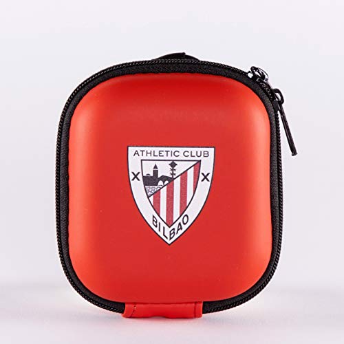 Athletic Club de Bilbao - Universal-Schutzhülle für Zubehör - Innenausstattung mit Schaumstoff gefüttert - Reißverschluss - Ideal für Airpods, Pendrives oder Ladegeräte - 8 x 9 x 4,4 cm - Offizielles Athletic Club de Bilbao - Universal-Schutzhülle für Zubehör - Innenausstattung mit Schaumstoff gefüttert - Reißverschluss - Ideal für Airpods, Pendrives oder Ladegeräte - 8 x 9 x 4,4 cm - Offizielles von FRIENDLY LICENSE