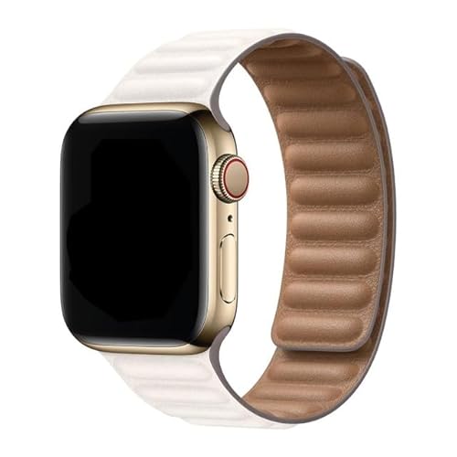 Smartwatch-Armband, kompatibel mit Apple Watch, Armband für Apple Watch, magnetisches PU mit Gliedern, modernes und verstellbares Design, kompatibel mit Apple Watch Serie 1-9 SE und Ultra, 42mm / 44mm Smartwatch-Armband, kompatibel mit Apple Watch, Armband für Apple Watch, magnetisches PU mit Gliedern, modernes und verstellbares Design, kompatibel mit Apple Watch Serie 1-9 SE und Ultra, 42mm / 44mm von FRIENDLY LICENSE