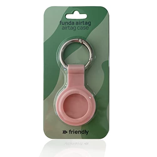 Friendly License - AirTag Schutzhülle - Schutzhülle für Schlüssel, Haustiere und Rucksäcke - Hergestellt aus robustem Silikon - Rosa - Schutzhülle für Ihr Ortungsgerät Friendly License - AirTag Schutzhülle - Schutzhülle für Schlüssel, Haustiere und Rucksäcke - Hergestellt aus robustem Silikon - Rosa - Schutzhülle für Ihr Ortungsgerät von FRIENDLY LICENSE