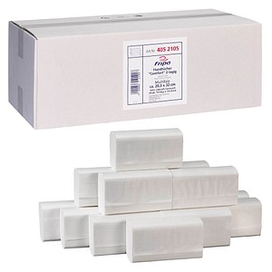 FRIPA Papierhandtücher 4052105 Comfort Interfold-Falzung 2-lagig 1.860 Tücher von FRIPA