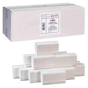FRIPA Papierhandtücher 4052107 Comfort Zick-Zack-Falzung 2-lagig 2.250 Tücher von FRIPA