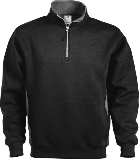 FRISTADS ACODE ZIPPER-SWEATSHI RT 1705 DF Größe L SCHWARZ von FRISTADS