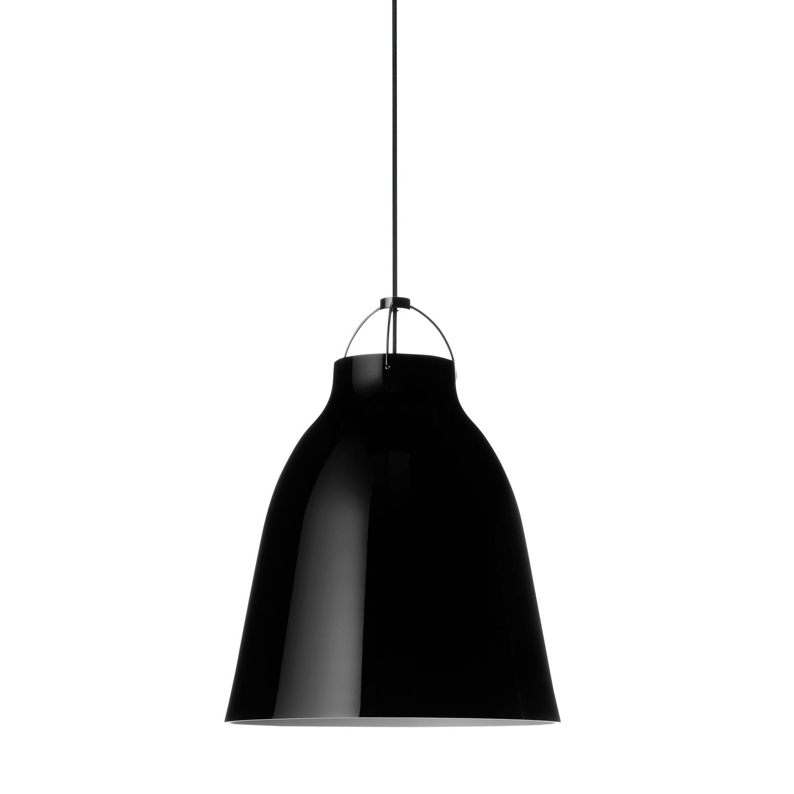 FRITZ HANSEN Caravaggio P3 Glanz schwarz/schwarz von FRITZ HANSEN