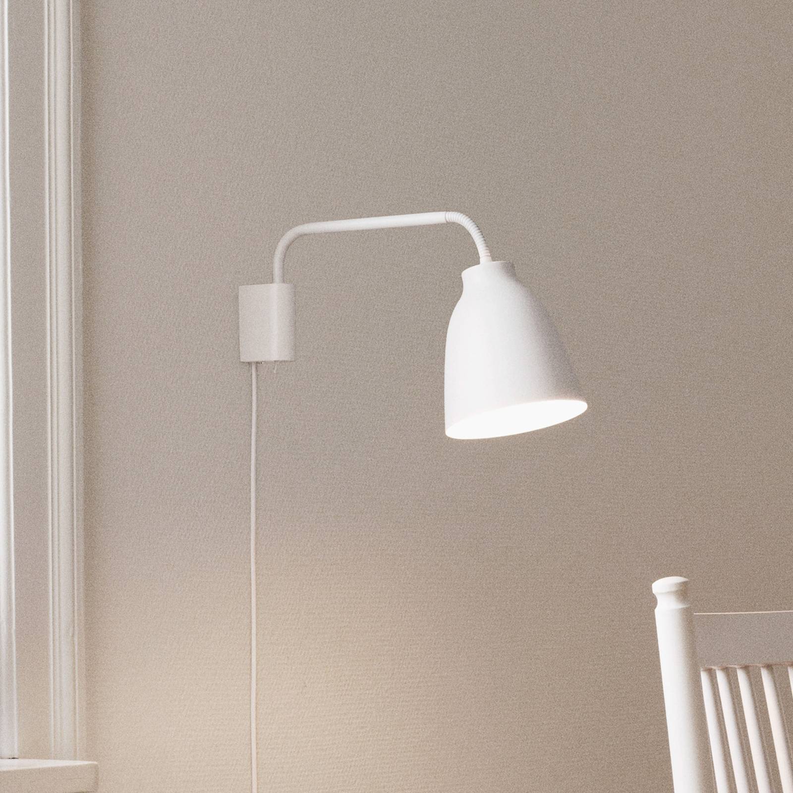 FRITZ HANSEN Caravaggio Wandlampe, weiß FRITZ HANSEN Caravaggio Wandlampe, weiß von FRITZ HANSEN
