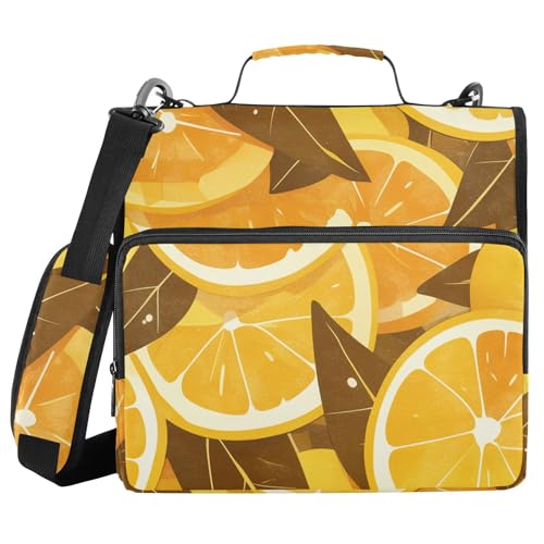 Chic Lemons Ordner-Organizer mit 3 Ringen und Reißverschluss, mit Griff, für Schulbedarf, Organizer für Schule/Büro Chic Lemons Ordner-Organizer mit 3 Ringen und Reißverschluss, mit Griff, für Schulbedarf, Organizer für Schule/Büro von FRODOTGV