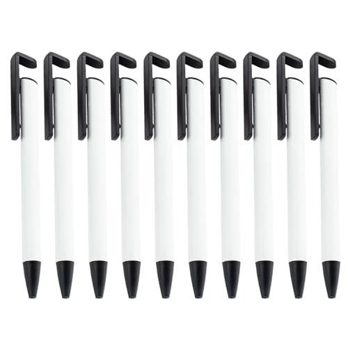 10 x einziehbarer Kugelschreiber für Volldruck-Stift, Sublimationsstift von FROMCEO