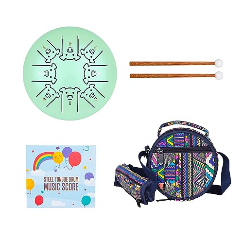 8-Tone Steel Tongue Drum C Key Percussion Instrument Handpan Drum Unique 12 Ethereal Drum For Beginner Kids 8-Tone Steel Tongue Drum C Key Percussion Instrument Handpan Drum Unique 12 Ethereal Drum For Beginner Kids von FROMCEO