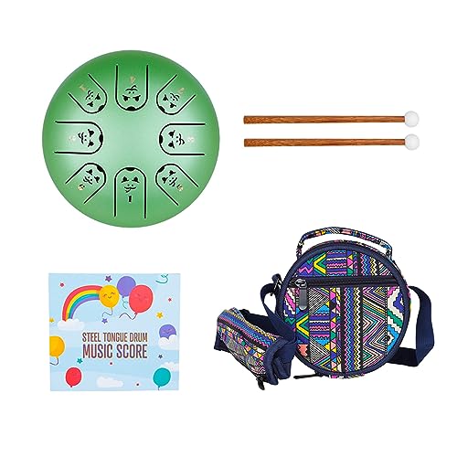 8-Tone Steel Tongue Drum C Key Percussion Instrument Handpan Drum Unique 12 Ethereal Drum For Beginner Kids von FROMCEO