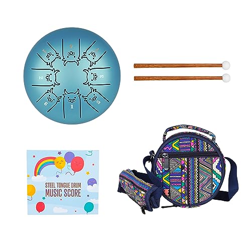 8-Tone Steel Tongue Drum C Key Percussion Instrument Handpan Drum Unique 12 Ethereal Drum For Beginner Kids 8-Tone Steel Tongue Drum C Key Percussion Instrument Handpan Drum Unique 12 Ethereal Drum For Beginner Kids von FROMCEO
