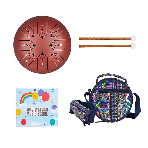 8-Tone Steel Tongue Drum C Key Percussion Instrument Handpan Drum Unique 12 Ethereal Drum For Beginner Kids 8-Tone Steel Tongue Drum C Key Percussion Instrument Handpan Drum Unique 12 Ethereal Drum For Beginner Kids von FROMCEO