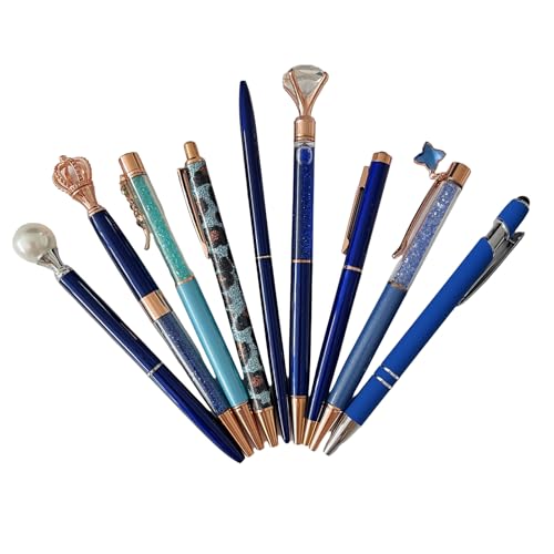 FROMCEO 9 Stück einziehbarer Kugelschreiber, nachfüllbar, Business-Stift, Drehbewegung, reibungsloses Schreiben FROMCEO 9 Stück einziehbarer Kugelschreiber, nachfüllbar, Business-Stift, Drehbewegung, reibungsloses Schreiben von FROMCEO