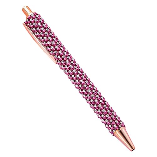 FROMCEO Druckkugelschreiber, kleine Perlen, Signierstift, Bürostift, Gästeanmelde-Stift für Hotelempfang von FROMCEO