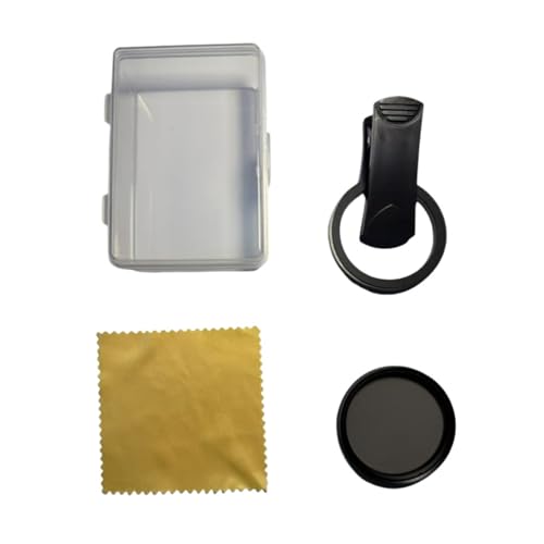 Kameralinsen-Polarisationsfilter-Set für Phone 16 15, Clip-On CPL-Filter, 52 mm, runder Polfilter Kameralinsen-Polarisationsfilter-Set für Phone 16 15, Clip-On CPL-Filter, 52 mm, runder Polfilter von FROMCEO