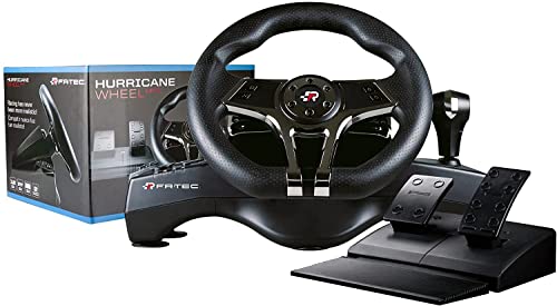 FRTEC - HURRICANE MK II Racing Wheel mit Pedalen und eingebautem Sequential Shift (Kompatibel mit Playstation 4, Playstation 3, Switch und PC) von FRTEC