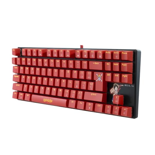 FR-TEC PC One Piece Luffy Teclado Gaming Mecánico TKL Retroiluminado von FRTEC