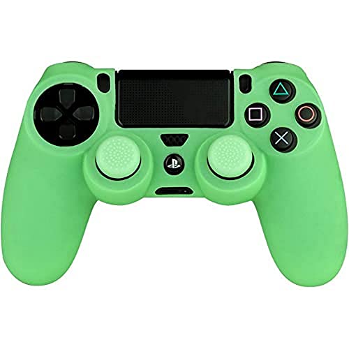 PS4 Silicone Skin + Grips Glow in the Dark von FRTEC