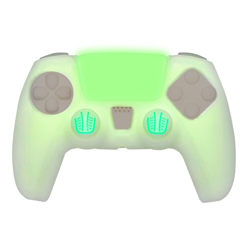 PS5 Silicone Skin + Grips + Touchpad Sticker - Glow In The Dark PS5 Silicone Skin + Grips + Touchpad Sticker - Glow In The Dark von FRTEC