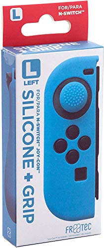 Switch Joy Con Silicone Skin + Grip - Left - Blue von FRTEC