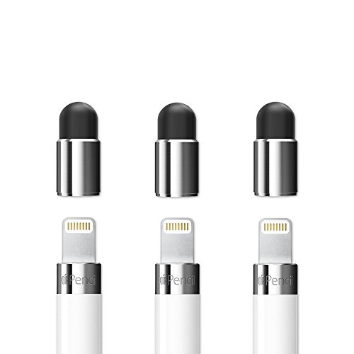 FRTMA [2 in 1] Pencil Kappe Ersatz/Als Eingabe Stift für alle Touchscreen-Tabletten/Smartphones (Packung mit 3) von FRTMA