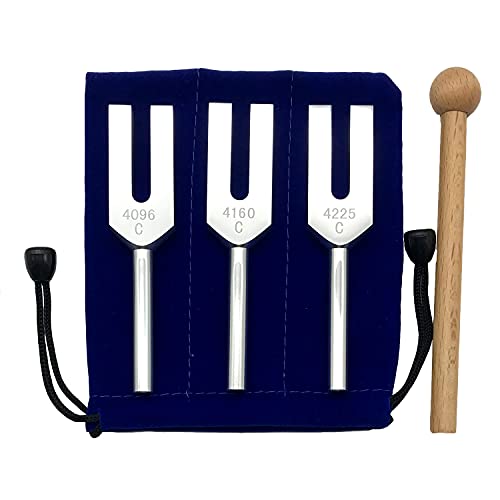 Engel Stimmgabel Set 4096Hz 4160Hz 4225Hz für Kristallräumung Engel Stimmgeräte Klarraum Holzhammer und Samtbeutel Klangtherapie Heilung Meditation Musikinstrument Balancieren Vibration Engel Stimmgabel Set 4096Hz 4160Hz 4225Hz für Kristallräumung Engel Stimmgeräte Klarraum Holzhammer und Samtbeutel Klangtherapie Heilung Meditation Musikinstrument Balancieren Vibration von FSHANEE