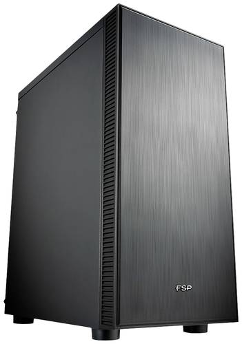 FSP Fortron CMT223S Midi-Tower PC-Gehäuse Schwarz 4 vorinstallierte Lüfter von FSP Fortron