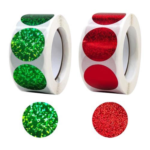 FSSTUD 1000 Stück 2,5 cm Glitzer-Punkt-Aufkleber, rund, Codierung, Kreis, Etiketten, selbstklebend, entfernbar, Umschläge, Siegel-Etiketten, Belohnung, Bastelaufkleber für Kinder, Büro, Schule, Rot FSSTUD 1000 Stück 2,5 cm Glitzer-Punkt-Aufkleber, rund, Codierung, Kreis, Etiketten, selbstklebend, entfernbar, Umschläge, Siegel-Etiketten, Belohnung, Bastelaufkleber für Kinder, Büro, Schule, Rot von FSSTUD