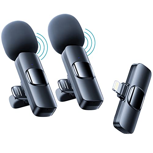 FSZBWL Lavalier Mikrofon Kabellos für iPhone, Plug-Play Lavalier Microphone Wireless Ansteckmikrofon, Rauschunterdrückung/Stummschaltung, für Live,Videoaufzeichnung,YouTube,Vlog FSZBWL Lavalier Mikrofon Kabellos für iPhone, Plug-Play Lavalier Microphone Wireless Ansteckmikrofon, Rauschunterdrückung/Stummschaltung, für Live,Videoaufzeichnung,YouTube,Vlog von FSZBWL